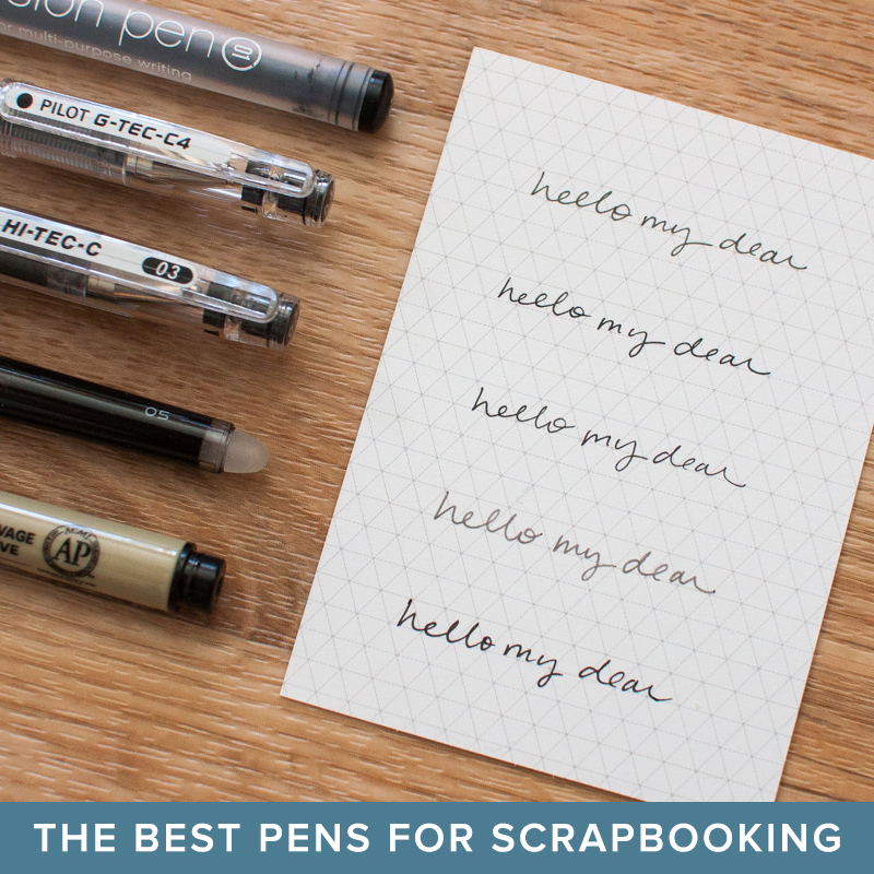 The Best Pens for Journaling and Scrapbooking – Print Smitten Paper Co