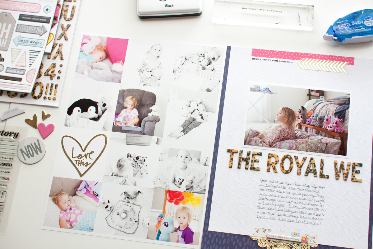How to Scrapbook a Basic Scrapbook Page